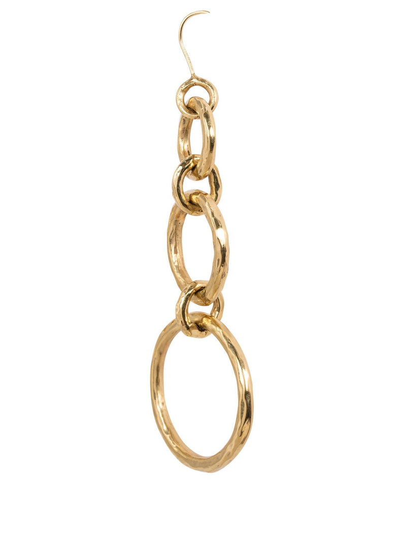 Ippolita 18K Gold Classico Multi Link Circle Drop Earrings Gold-designer resale