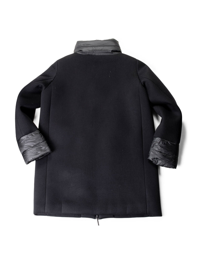 Jan Mayen Wool Down Jacket Black-designer resale