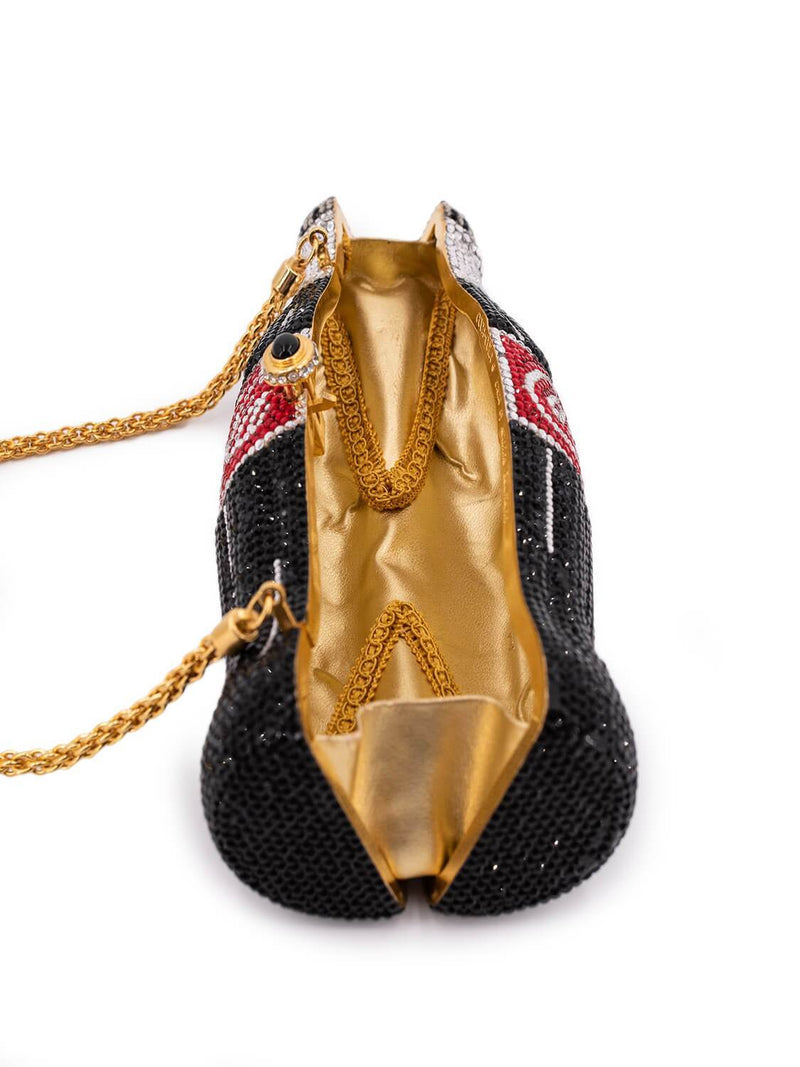 Katherine Baumann Swarovski Crystal Coca Cola Bottle Bag-designer resale