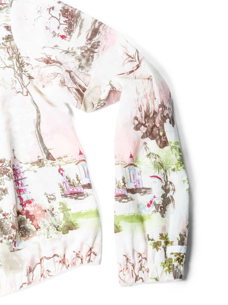 Kenzo Vintage Cotton Blouse Multicolored-designer resale