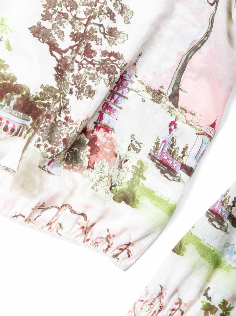 Kenzo Vintage Cotton Blouse Multicolored-designer resale