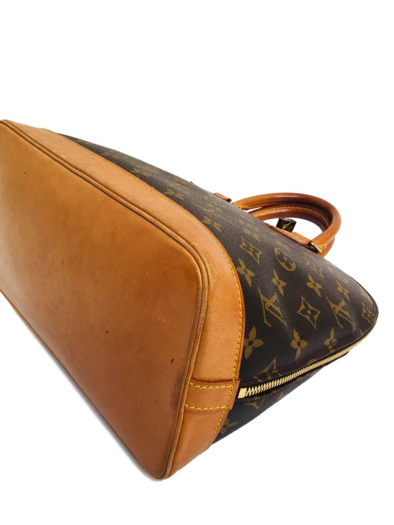 LV Monogram Alma Bag PM Gold Hardware-designer resale