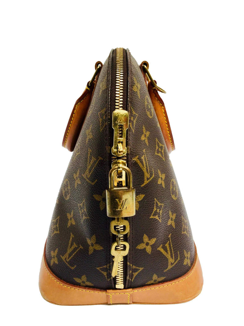 LV Monogram Alma Bag PM Gold Hardware-designer resale