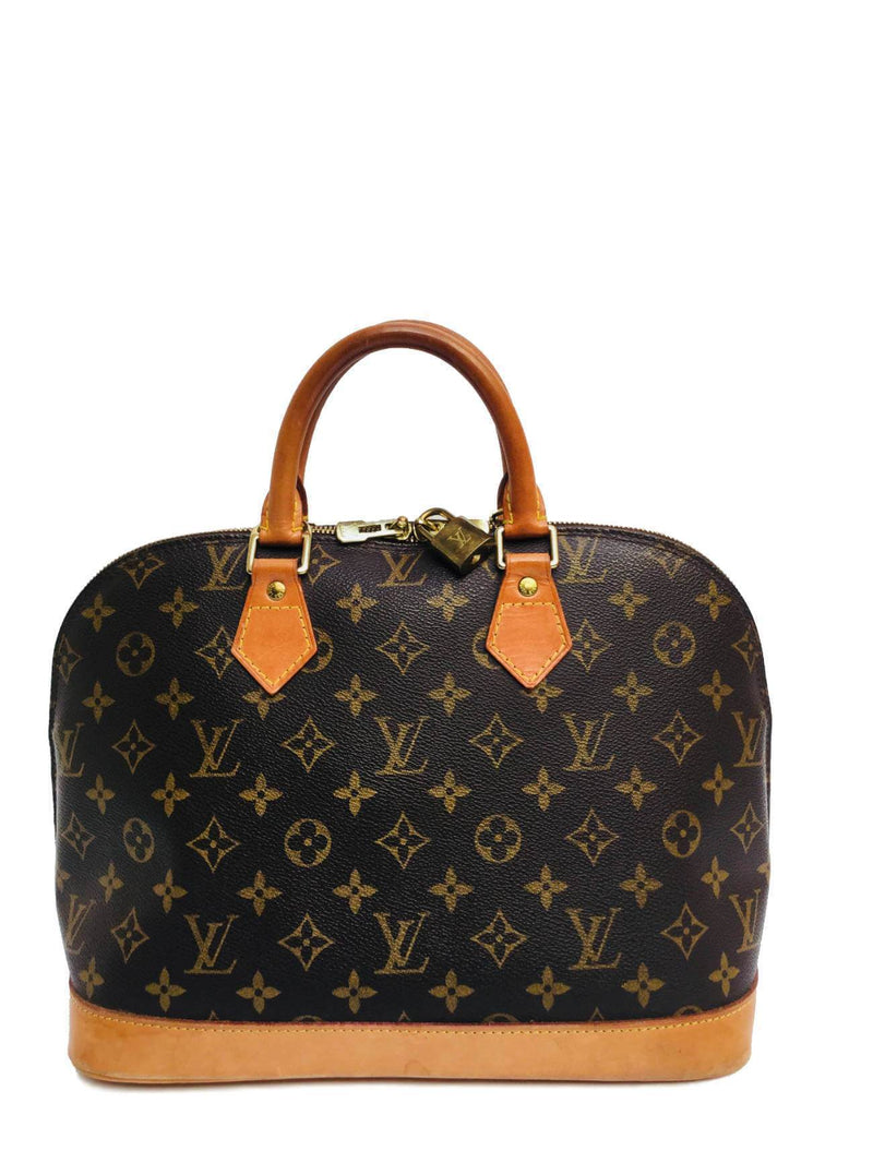 LV Monogram Alma Bag PM Gold Hardware-designer resale