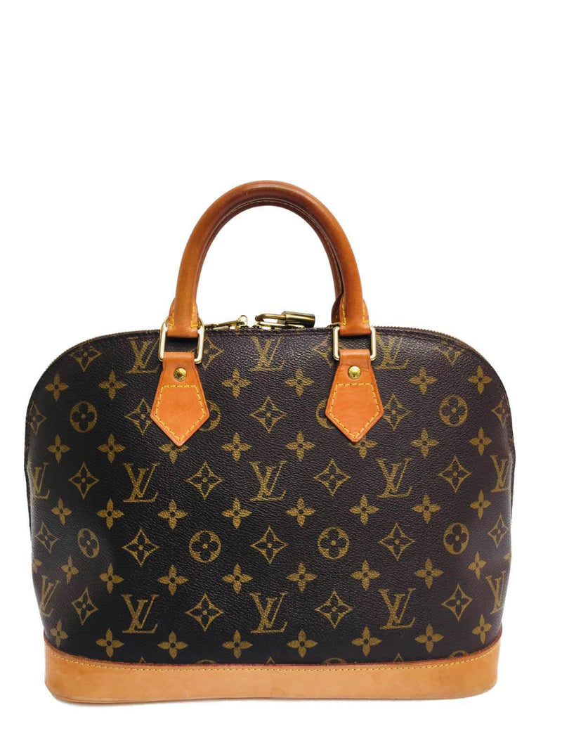 Louis Vuitton LV Monogram Logo Mini Alma Bag