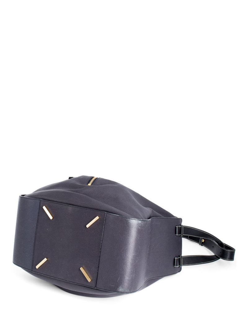 Loewe Leather Hammock Bag Navy Blue-designer resale