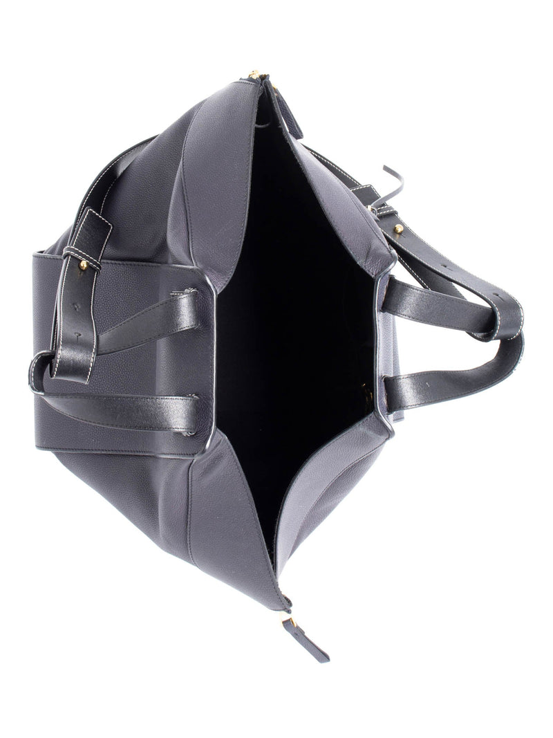 Loewe Leather Hammock Bag Navy Blue-designer resale