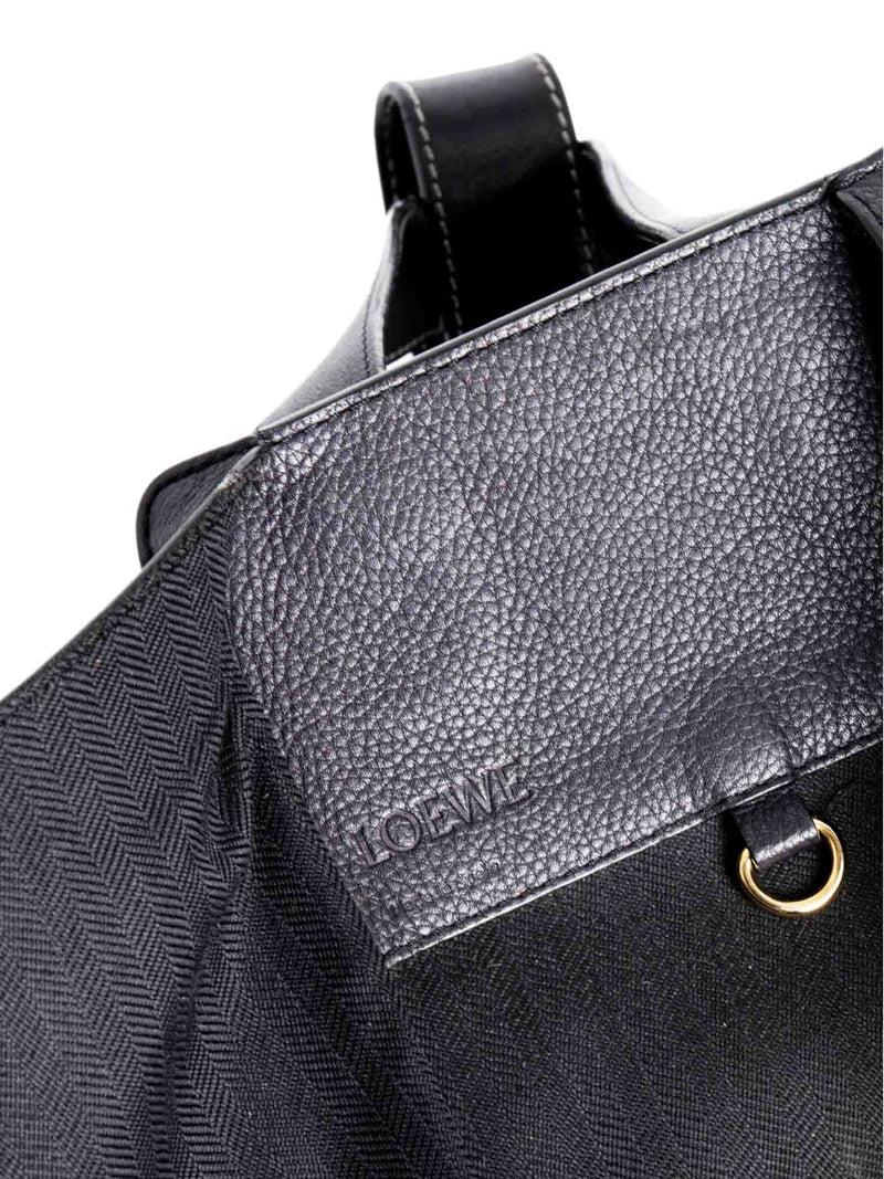 Loewe Leather Hammock Bag Navy Blue-designer resale