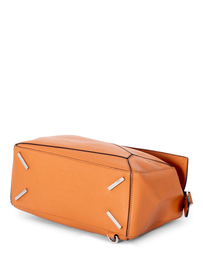 Loewe Leather Puzzle Top Handle Bag Brown-designer resale