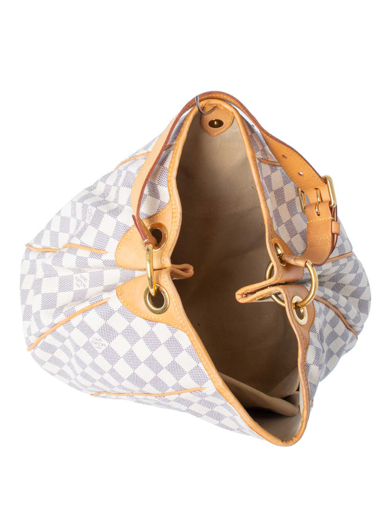 Louis Vuitton Damier Azur Galliera Hobo Bag White