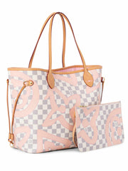 Louis Vuitton Damier Azur Neverfull MM with Pink Lining N41605  Louis  vuitton damier, Vintage louis vuitton handbags, Louis vuitton handbags  neverfull
