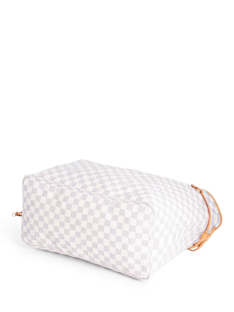 Louis Vuitton Damier Azur Neverfull Bag GM White-designer resale