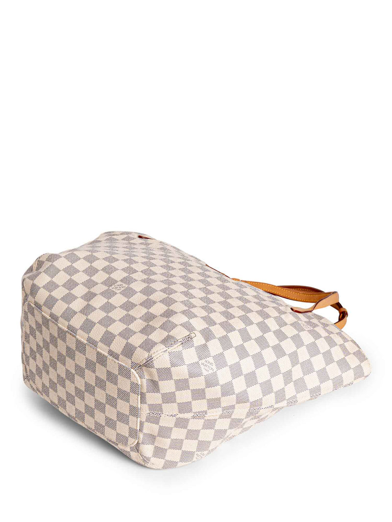 Louis Vuitton Damier Azur Salina GM Shopper Bag White-designer resale