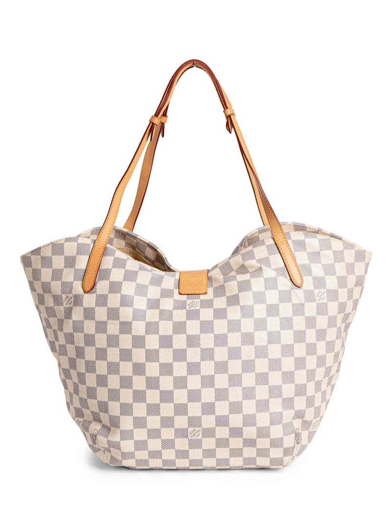 Louis Vuitton Damier Azur Salina GM Shopper Bag White