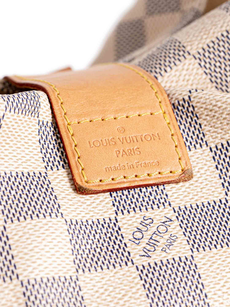 Louis Vuitton Damier Azur Salina GM Shopper Bag White-designer resale