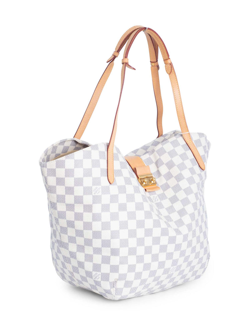 Louis Vuitton Damier Azur Salina GM Shopper Bag White-designer resale