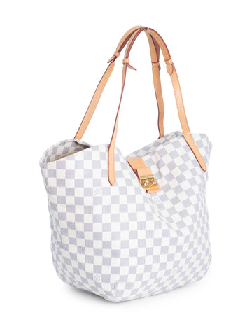 Louis Vuitton Damier Azur Salina GM Shopper Bag White-designer resale