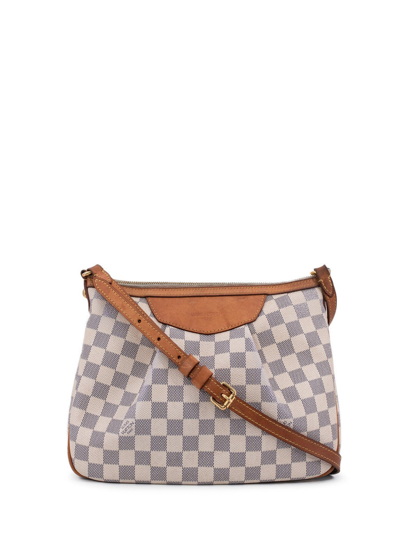 Louis Vuitton, Bags, Used Louis Vuitton Damier Azur Siracusa Pm