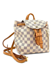 Sperone cloth backpack Louis Vuitton White in Cloth - 24812143