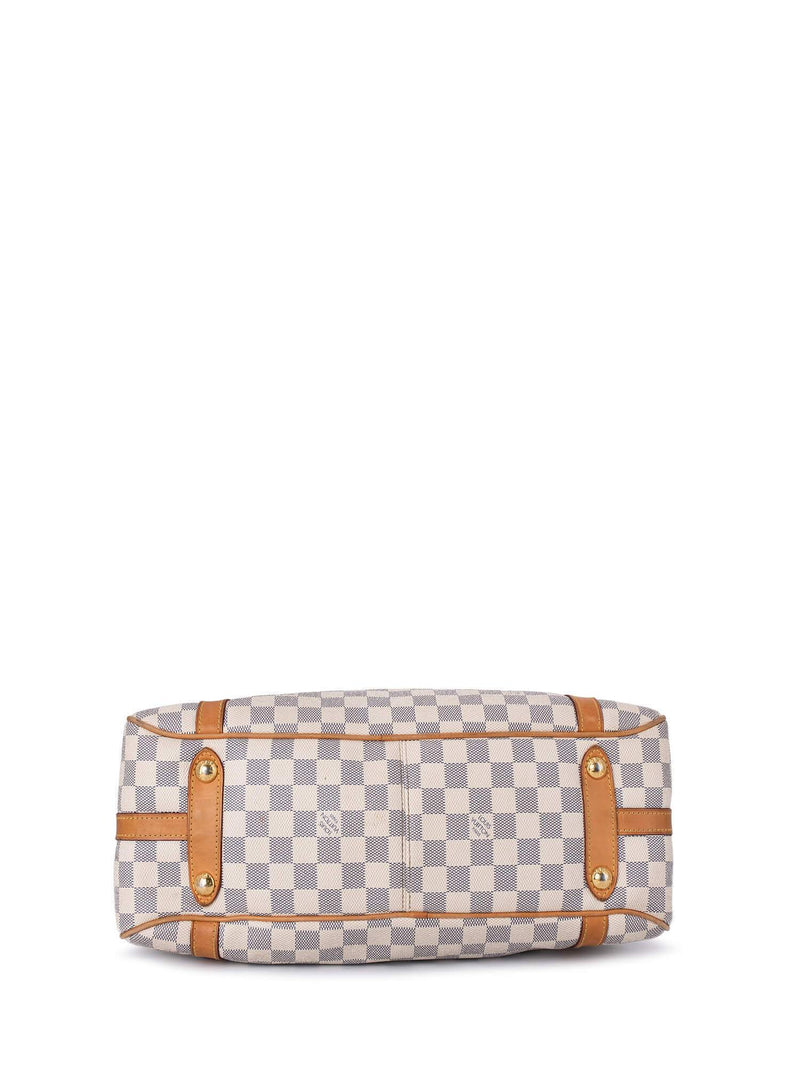 Louis Vuitton Damier Azur Stresa PM Bag White Blue-designer resale