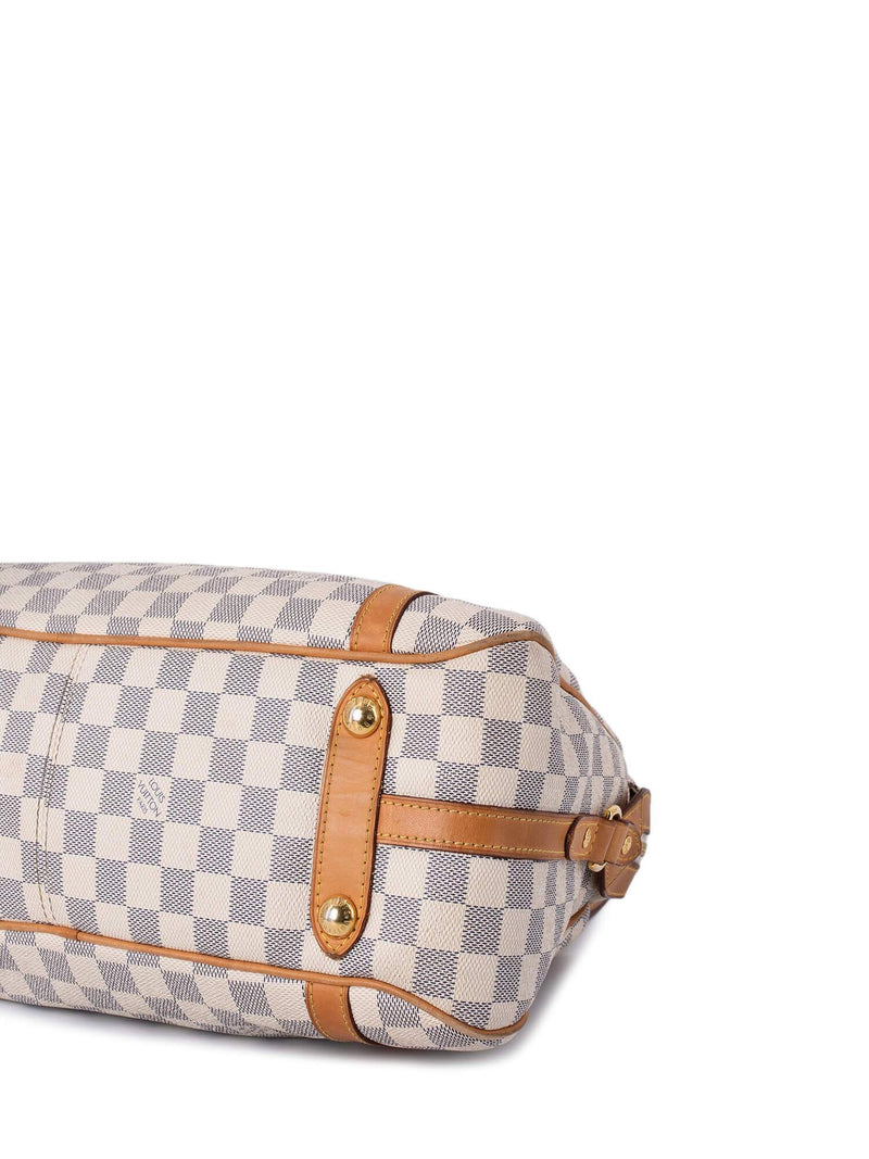 Louis Vuitton Damier Azur Stresa PM Bag White Blue-designer resale
