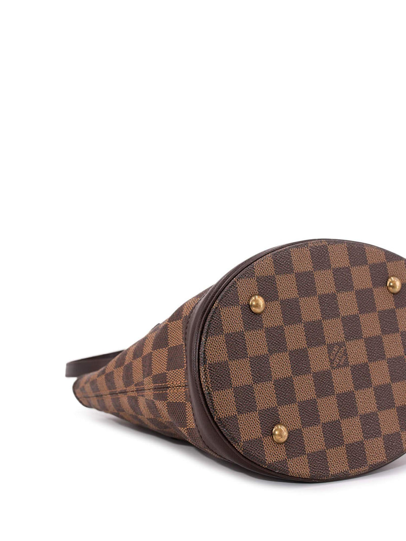 Louis Vuitton Damier Ebene Marais Bucket Bag Brown-designer resale