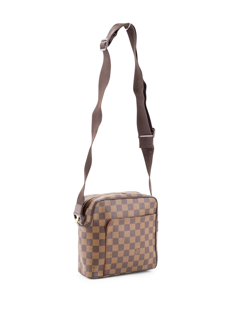 Shop for Louis Vuitton Damier Ebene Canvas Leather Olav PM Messenger Bag -  Shipped from USA