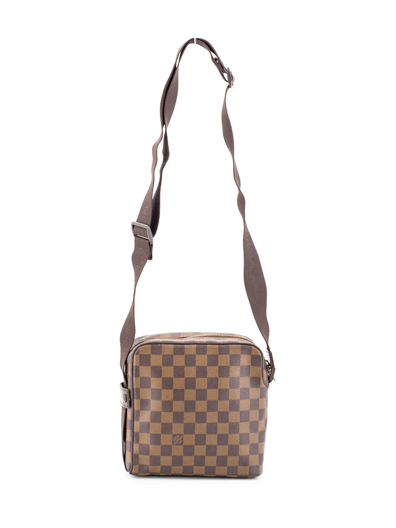 Shop for Louis Vuitton Damier Ebene Canvas Leather Olav MM Messenger Bag -  Shipped from USA