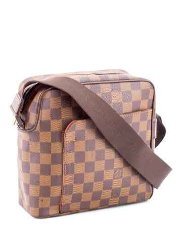 Louis Vuitton Damier Ebene Messenger Bag Brown-designer resale