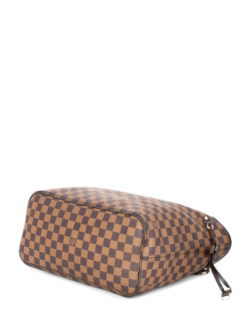Louis Vuitton Damier Ebene Neverfull Bag MM Brown-designer resale