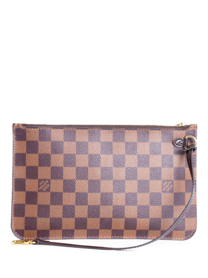 Louis Vuitton - Authenticated Neverfull Clutch Bag - Leather Brown for Women, Very Good Condition