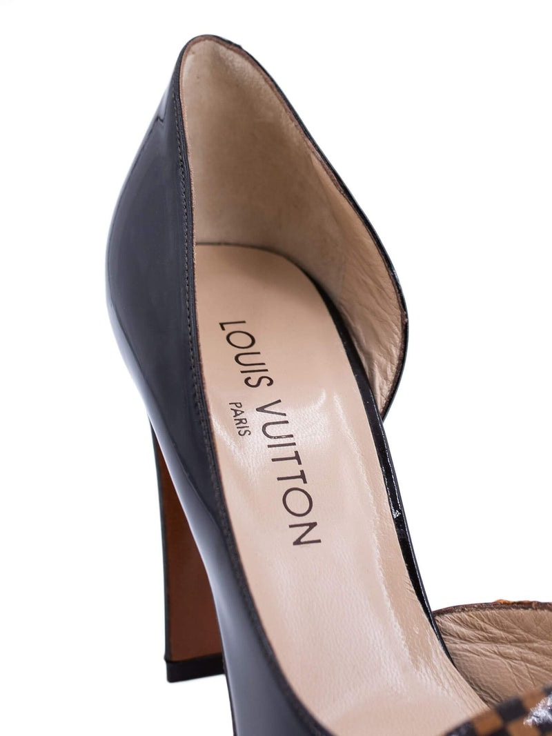 Louis Vuitton Pointed Toe Leather Pumps