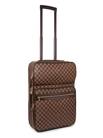 Louis Vuitton Damier Ebene Pegase Business Suitcase 50 Brown-designer resale