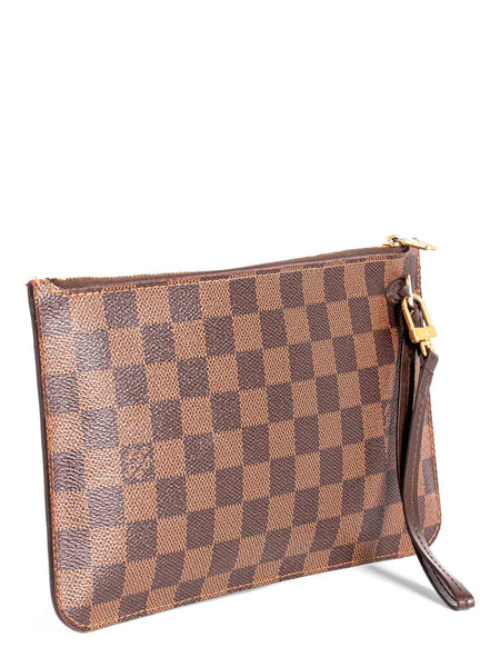 クラッチバッグ Louis Vuitton Nigo Pochette Jour Damier Ebene Giant GM Brown Louis Vuitton Nigo Pochette Jour GM Brown Giant Monogram