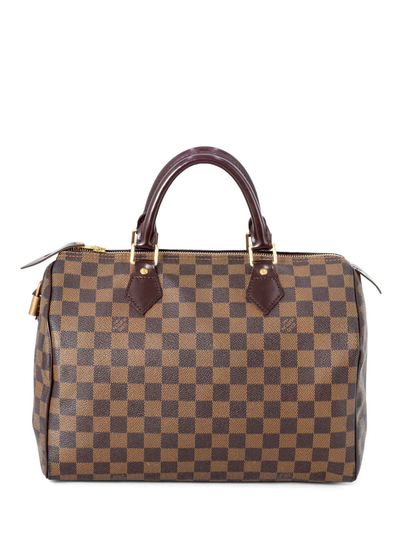 Louis Vuitton Damier Ebene Speedy Bag 30 Brown-designer resale