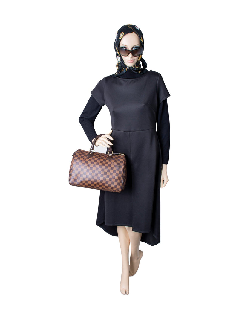 Speedy bandoulière leather handbag Louis Vuitton Brown in Leather - 31958644