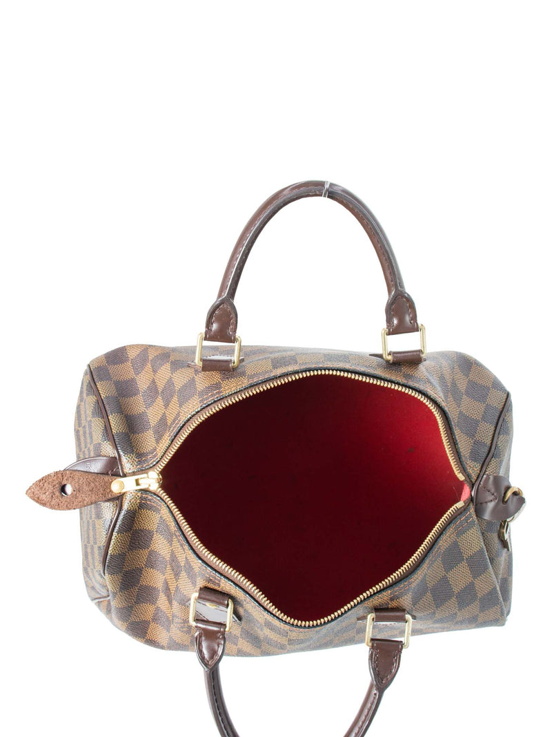 Louis Vuitton Damier Ebene Speedy Bag 30 Brown-designer resale