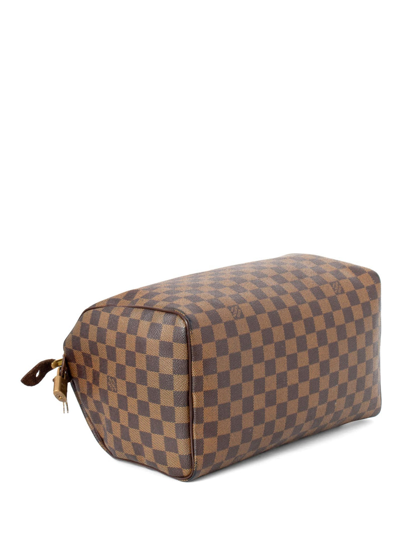 Louis Vuitton Damier Ebene Speedy Bag 30 Brown-designer resale