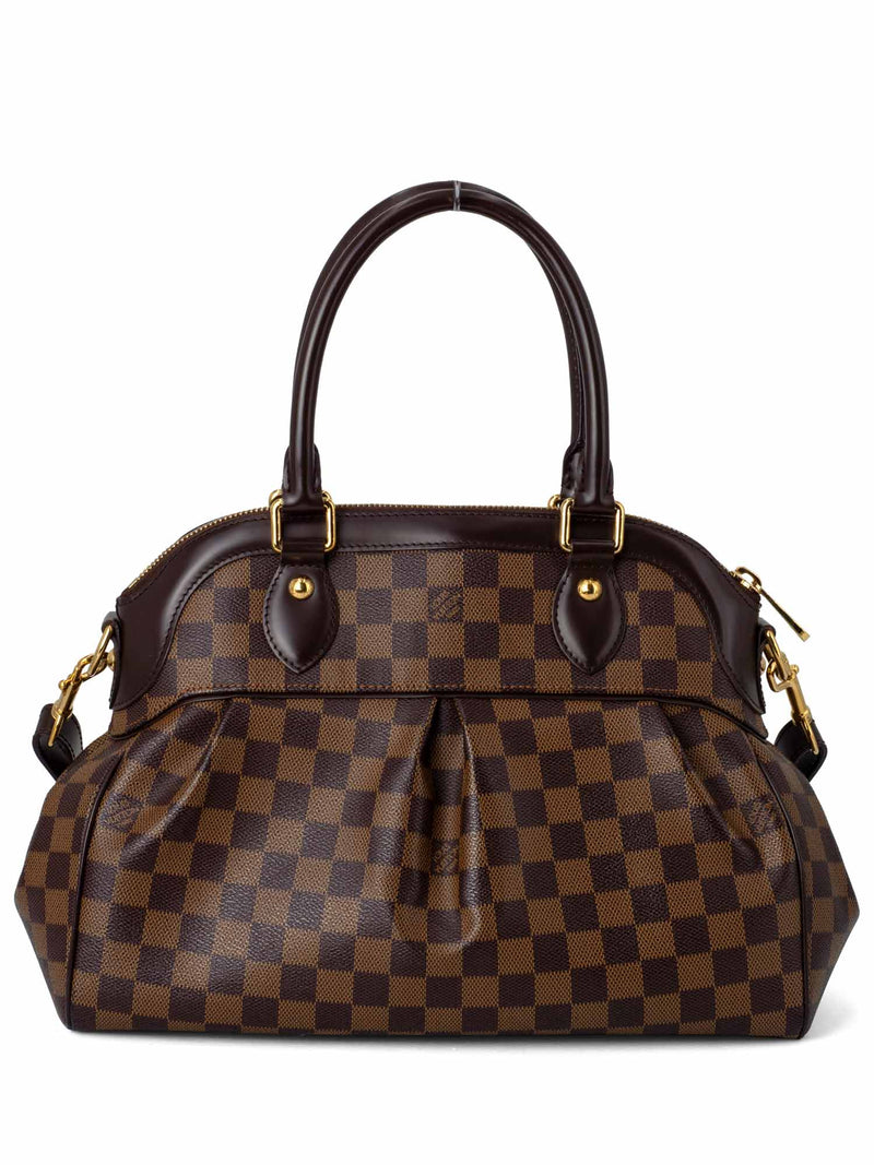 Louis Vuitton Damier Ebene Trevi PM Bag Brown-designer resale