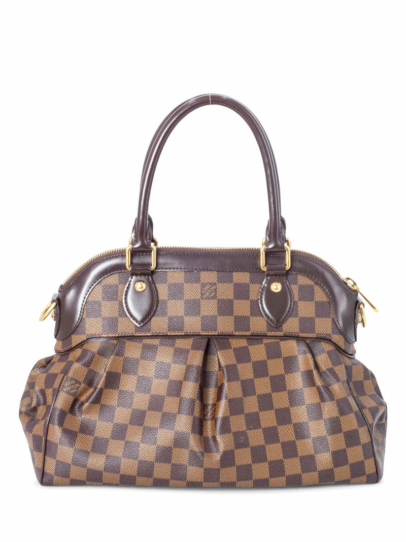 Louis Vuitton Damier Ebene Trevi PM Bag Brown-designer resale