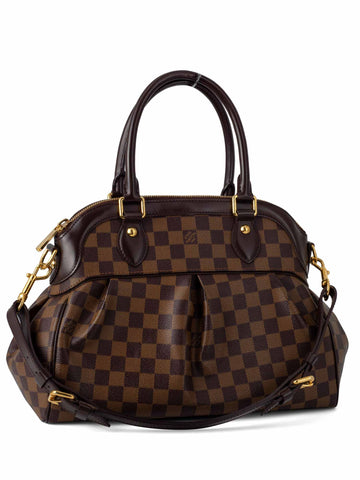 Louis Vuitton Damier Ebene Trevi PM Bag Brown-designer resale