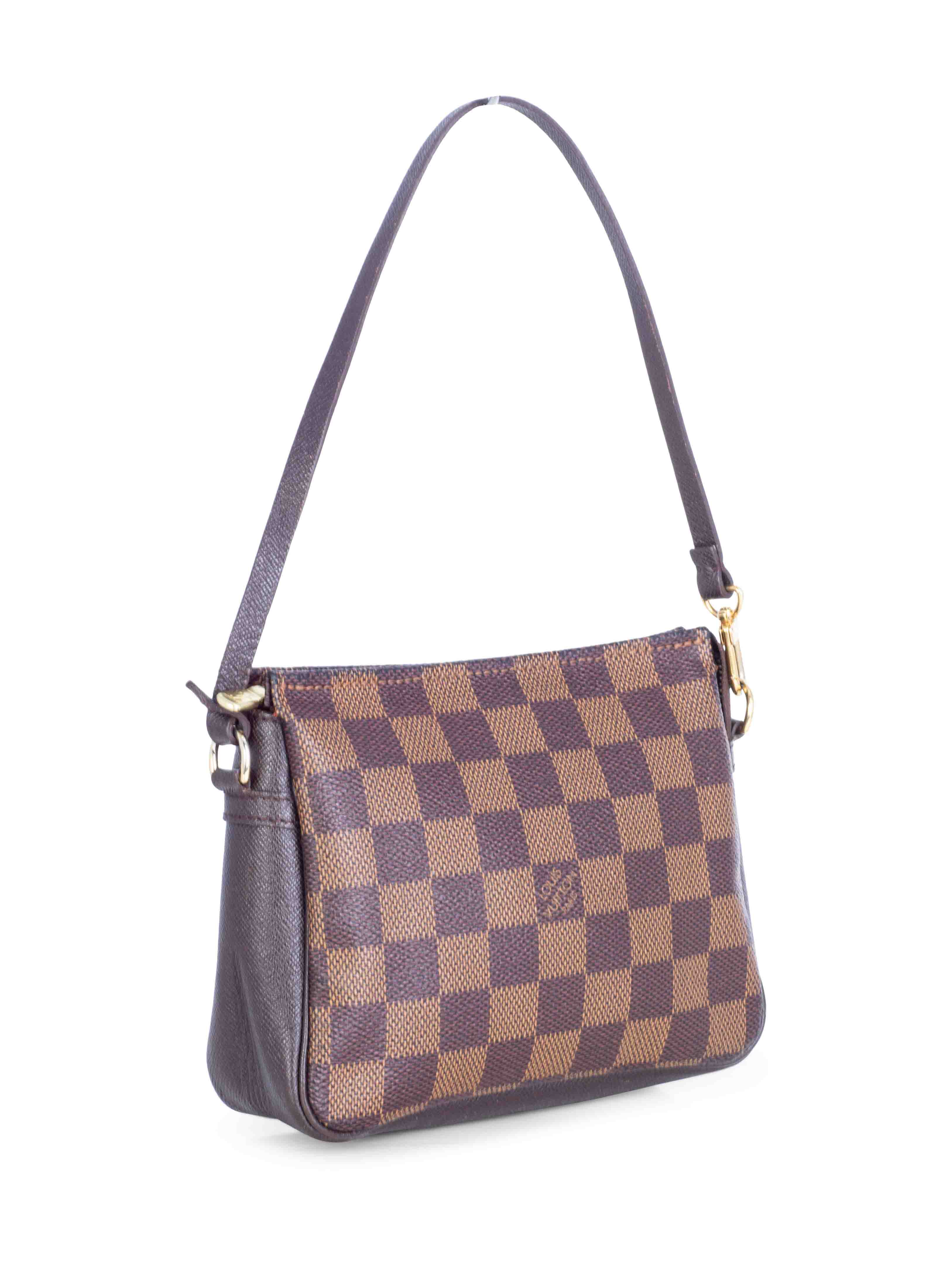 Louis Vuitton Damier Ebene Trousse Pochette Brown-designer resale