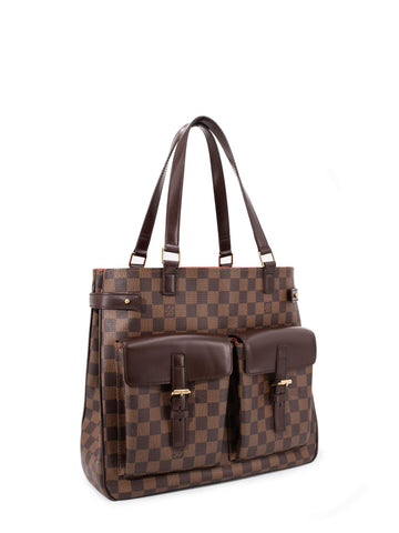 Louis Vuitton Damier Ebene Uzes Bag Brown-designer resale