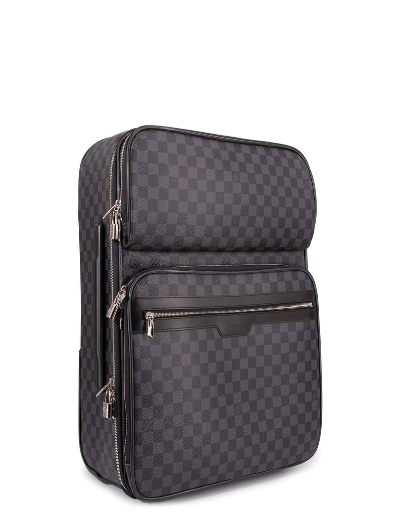Louis Vuitton Damier Graphite Pegase Business Suitcase 50 Grey-designer resale