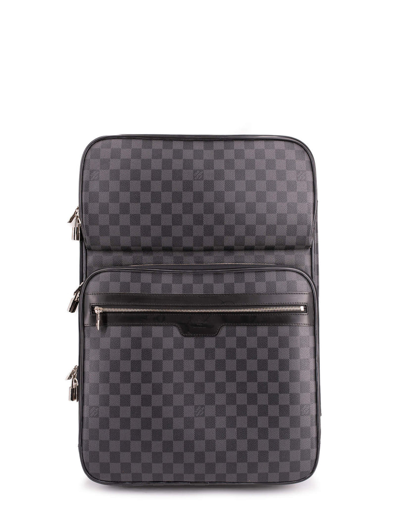 Louis Vuitton Damier Graphite Pegase Business Suitcase 50 Grey-designer resale