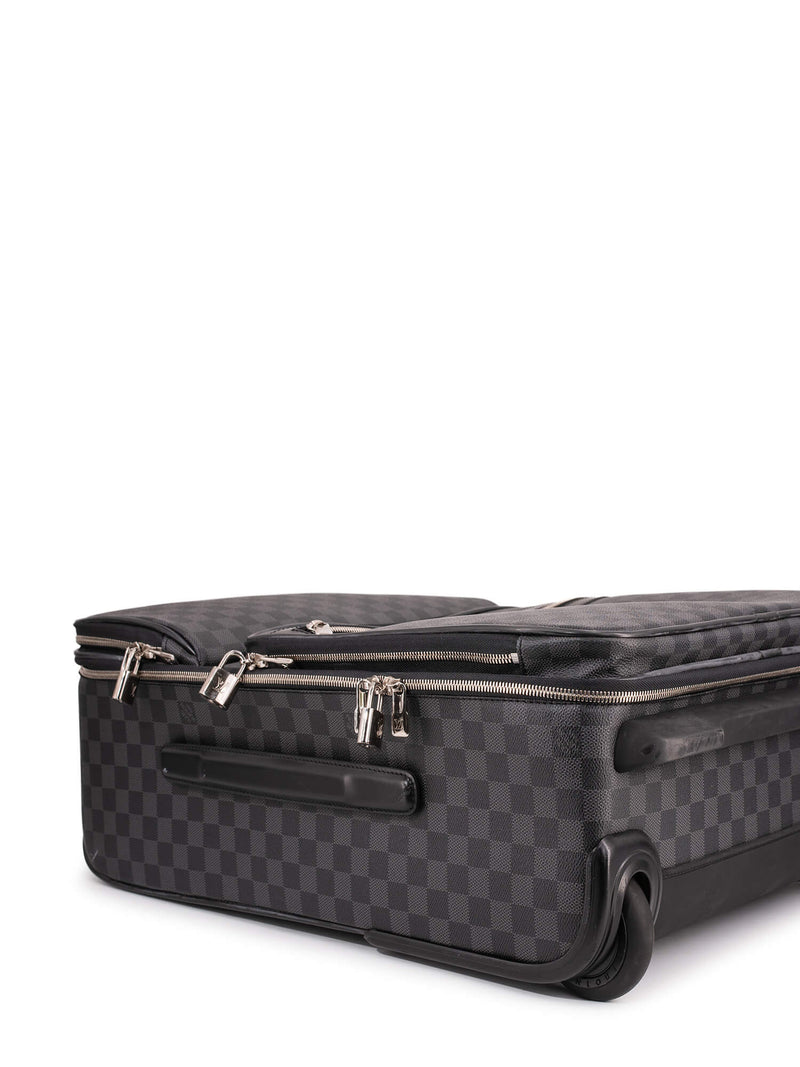 Louis Vuitton Damier Graphite Pegase Business Suitcase 50 Grey-designer resale