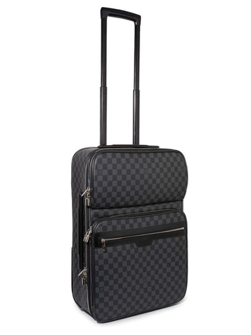 Louis Vuitton Damier Graphite Pegase Business Suitcase 50 Grey-designer resale