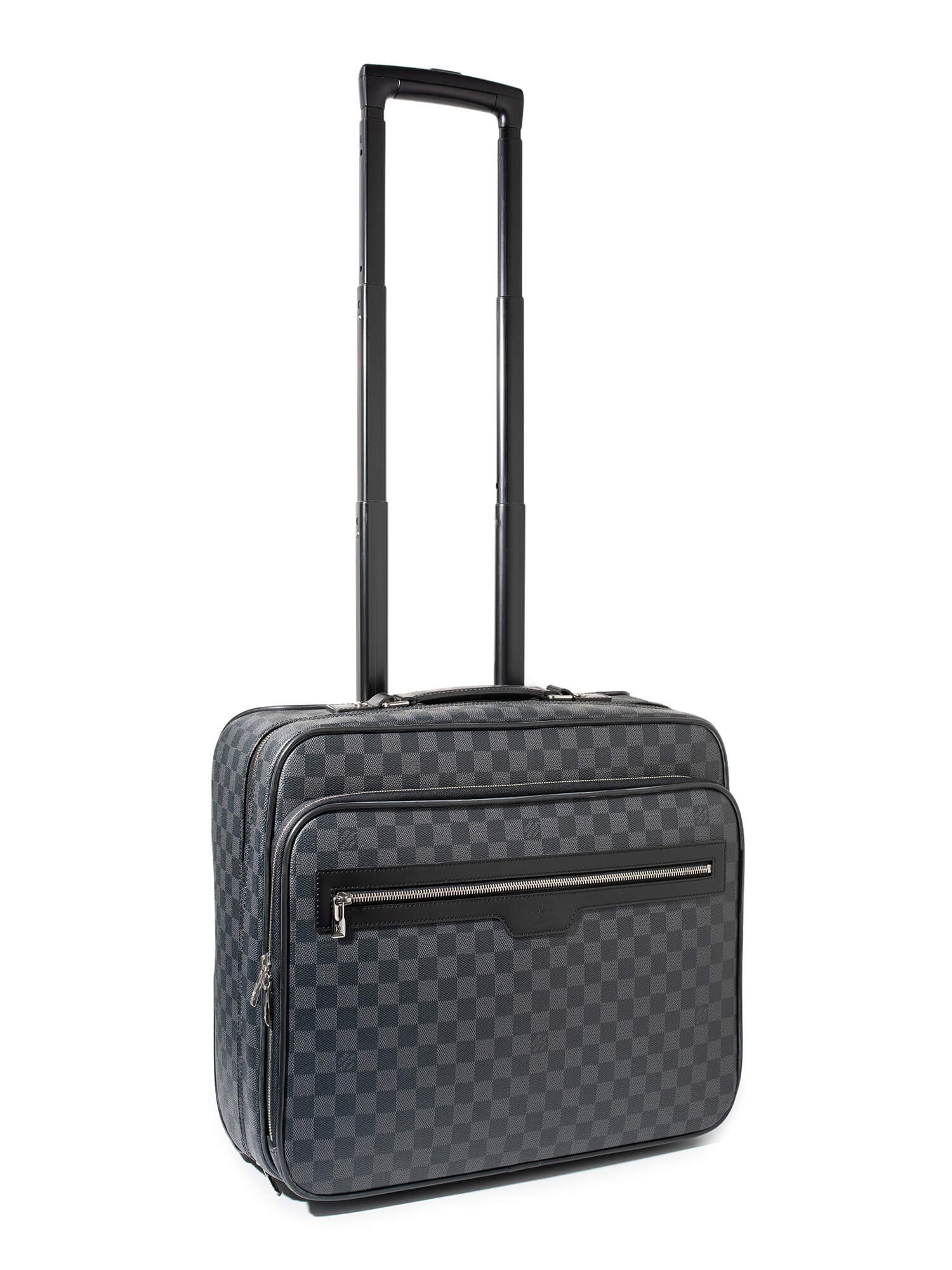 Louis Vuitton Damier Graphite Pilot Case Luggage Bag Grey-designer resale