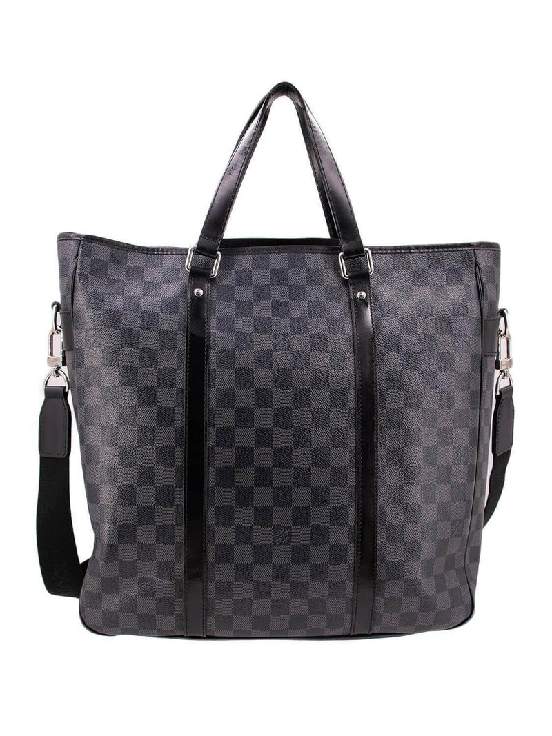 Louis Vuitton Damier Graphite Tadao Large Tote Grey-designer resale