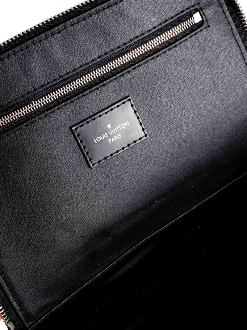 black lv travel bag